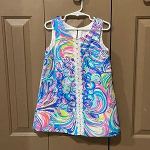 Lilly Pulitzer fabric, seamstress made, 4t dress